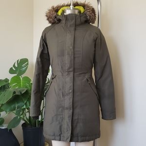 XS The North Face Artic Parka Olive green Coat